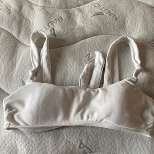 Dolce vita white bikini top